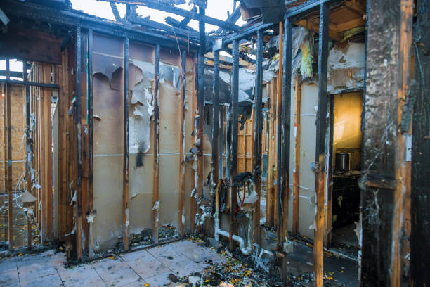 Professional Soot Cleanup technician working in Bloomsbury, NJ